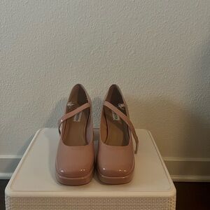 NEVER WORN Steve Madden Mingle Blush Pink Platform Heels